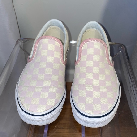 vans blushing bride checkerboard